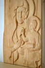 Small Home Altar nr 1 - linden wood bas-relief (3)