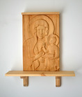 Small Home Altar nr 1 - linden wood bas-relief (1)