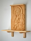 Small Home Altar nr 1 - linden wood bas-relief (2)