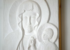Small Home Altar nr 1 - bas-relief made of artificial stone (4)