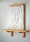Small Home Altar nr 1 - bas-relief made of artificial stone (3)
