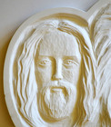 God in the Holy Trinity - bas-relief made of artificial stone (4)