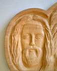 Lord God in the Holy Trinity - linden wood bas-relief (4)