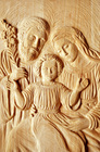 Garden Altar nr 1 - relief made of linden wood (5)