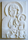 Large Home Altar nr 1 - four hand-painted bas-reliefs made of artificial stone (15)