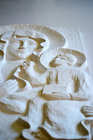 Set for Holy Family Prayer - two elements - bas-relief made of artificial stone (3)