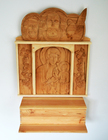 Large Home Altar - nr 2 - four linden wood carvings (14)