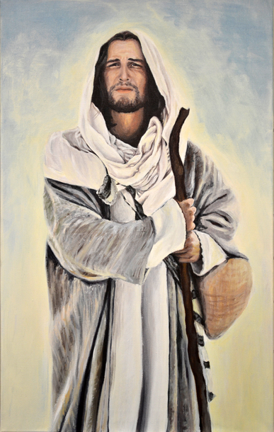 Lord Jesus The Good Shepherd - print on canvas (1)